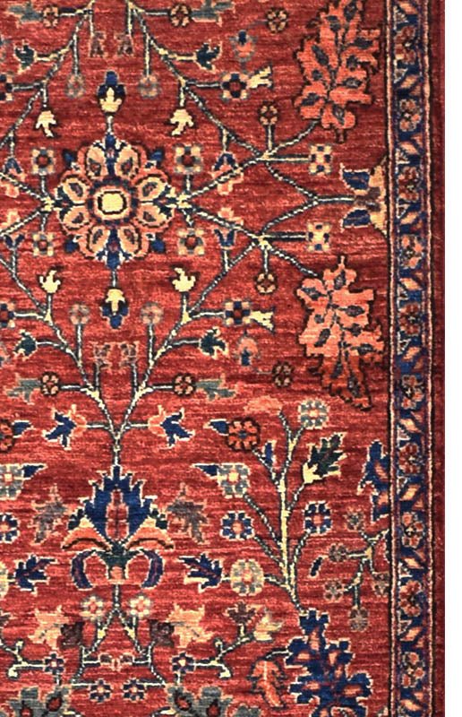 Handmade Traditional Chobi Hallway Runner | 297 x 72 cm | 9'7" x 2'3" - Najaf Rugs & Textile