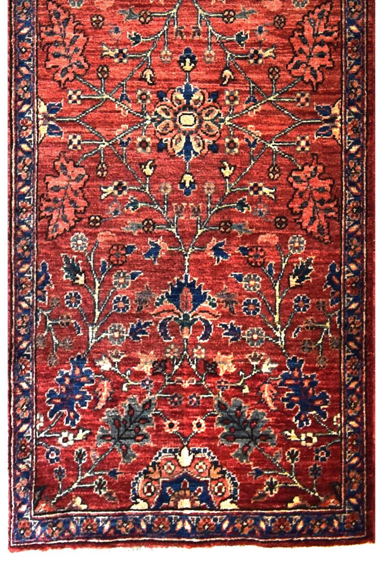 Handmade Traditional Chobi Hallway Runner | 297 x 72 cm | 9'7" x 2'3" - Najaf Rugs & Textile