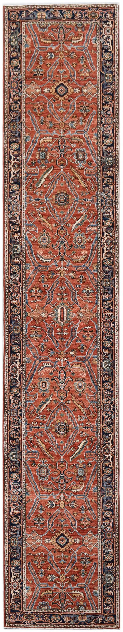 Handmade Traditional Chobi Hallway Runner | 545 x 83 cm | 17'11" x 2'9" - Najaf Rugs & Textile