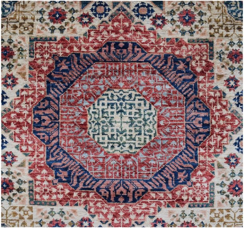 Handmade Traditional Mamluk Hallway Runner | 437 x 75 cm | 14'3" x 2'4" - Najaf Rugs & Textile