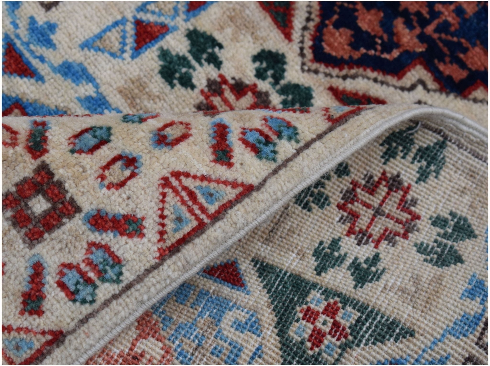 Handmade Traditional Mamluk Hallway Runner | 578 x 76 cm | 19' x 2'6" - Najaf Rugs & Textile