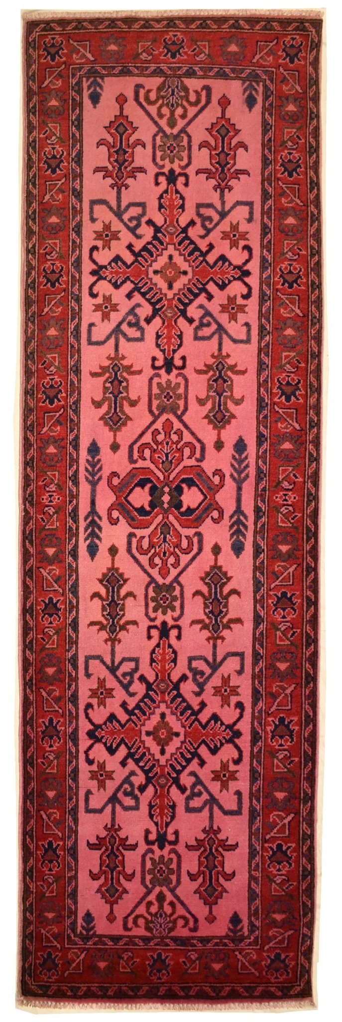 Handmade Traditional Overdyed Hallway Runner | 249 x 86 cm | 8'2" x 2'8" - Najaf Rugs & Textile