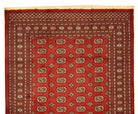 Handmade Traditional Pakistani Bokhara Rug | 277 x 182 cm | 9'1" x 5'9" - Najaf Rugs & Textile