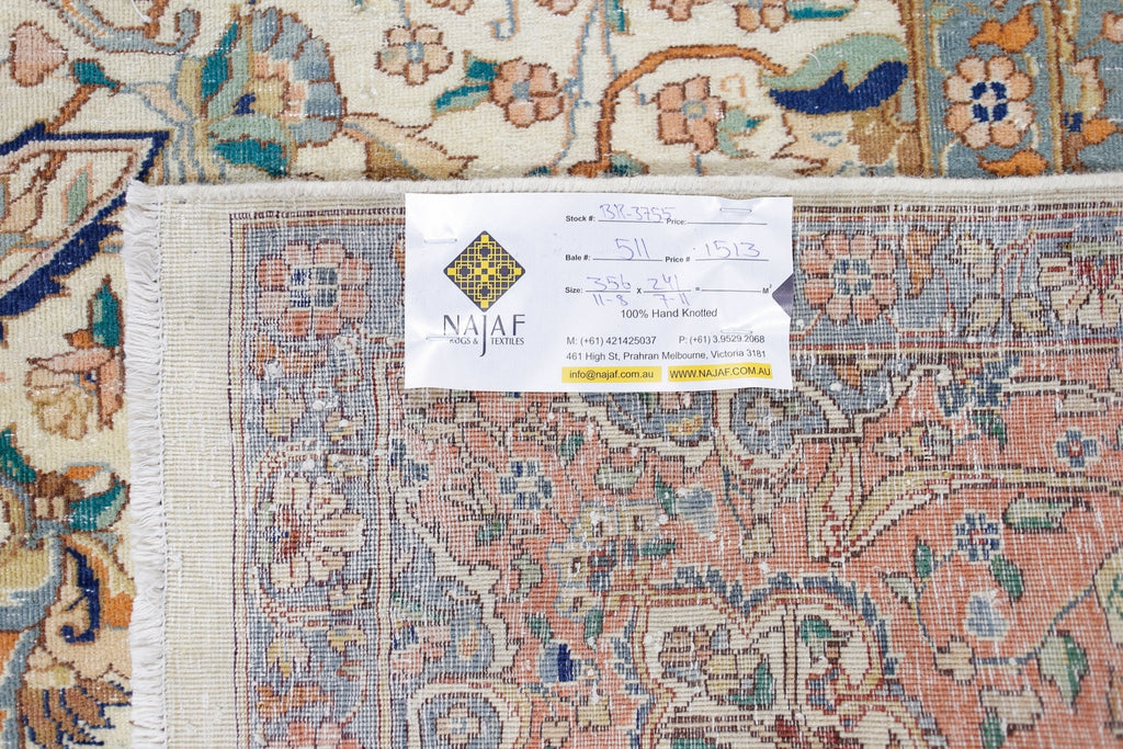 Handmade Traditional Pakistani Rug | 356 x 241 cm | 11'8" x 7'11" - Najaf Rugs & Textile