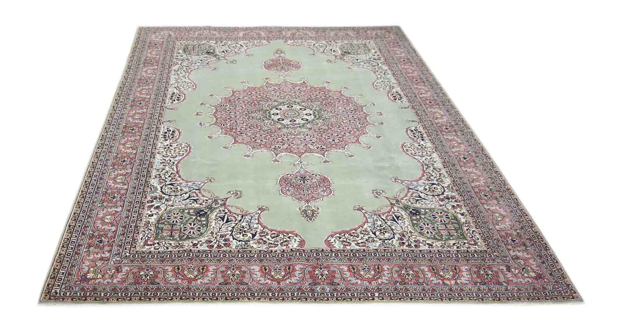 Handmade Traditional Pakistani Rug | 358 x 257 cm | 11'9" x 8'5" - Najaf Rugs & Textile