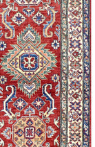 Handmade Traditional Super Kazakh Hallway Runner | 292 x 78 cm | 9'5 x 2'5" - Najaf Rugs & Textile