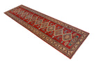 Handmade Traditional Super Kazakh Hallway Runner | 322 x 85 cm | 10'7" x 2'10" - Najaf Rugs & Textile