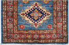 Handmade Traditional Super Kazakh Hallway Runner | 690 x 77 cm | 22'8" x 2'6" - Najaf Rugs & Textile