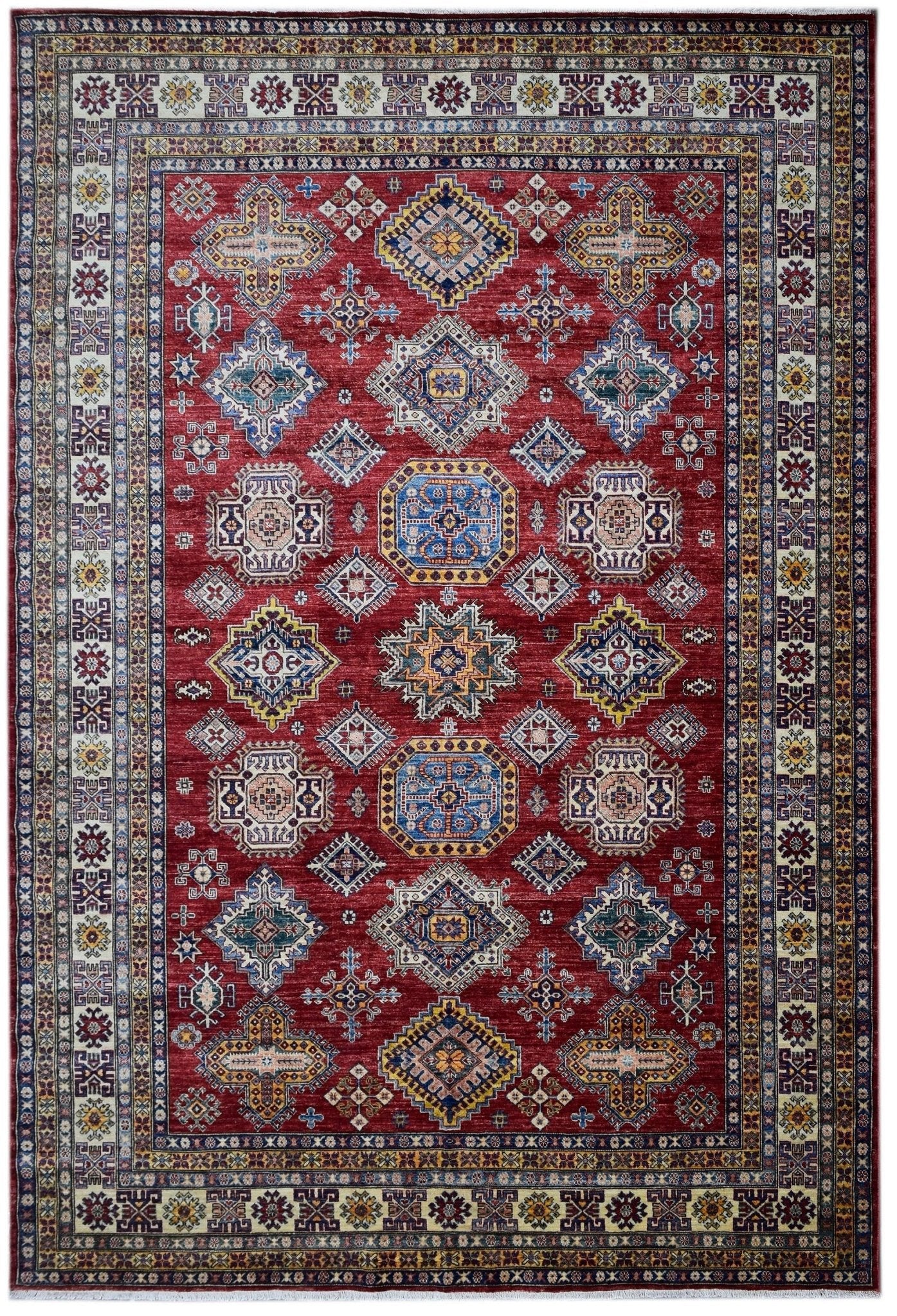 Handmade Traditional Super Kazakh Rug | 317 x 251 cm - Najaf Rugs & Textile