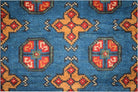 Handmade Traditional Turkmen Mowari Hallway Runner | 306 x 85 cm | 10' x 2'10" - Najaf Rugs & Textile