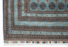 Handmade Traditional Turkmen Mowari Rug | 153 x 102 cm | 5'1" x 3'4" - Najaf Rugs & Textile