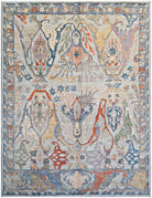 Handmade Transitional Afghan Chobi Rug | 303 x 244 cm | 9'11" x 8' - Najaf Rugs & Textile