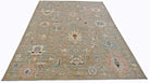 Handmade Transitional Afghan Chobi Rug | 363 x 277 cm | 11'11" x 9'2" - Najaf Rugs & Textile