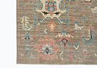 Handmade Transitional Afghan Chobi Rug | 363 x 277 cm | 11'11" x 9'2" - Najaf Rugs & Textile