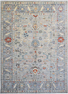 Handmade Transitional Afghan Chobi Rug | 372 x 276 cm | 12'31" x 9'1" - Najaf Rugs & Textile