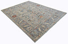 Handmade Transitional Afghan Chobi Rug | 372 x 276 cm | 12'31" x 9'1" - Najaf Rugs & Textile