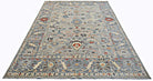 Handmade Transitional Afghan Chobi Rug | 372 x 276 cm | 12'31" x 9'1" - Najaf Rugs & Textile