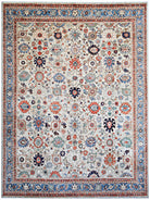 Handmade Transitional Afghan Chobi Rug | 445 x 359 cm | 14'7" x 11'9" - Najaf Rugs & Textile