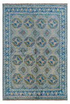 Handmade Transitional Afghan Rug | 184 x 123 cm | 6'1" x 4'1" - Najaf Rugs & Textile