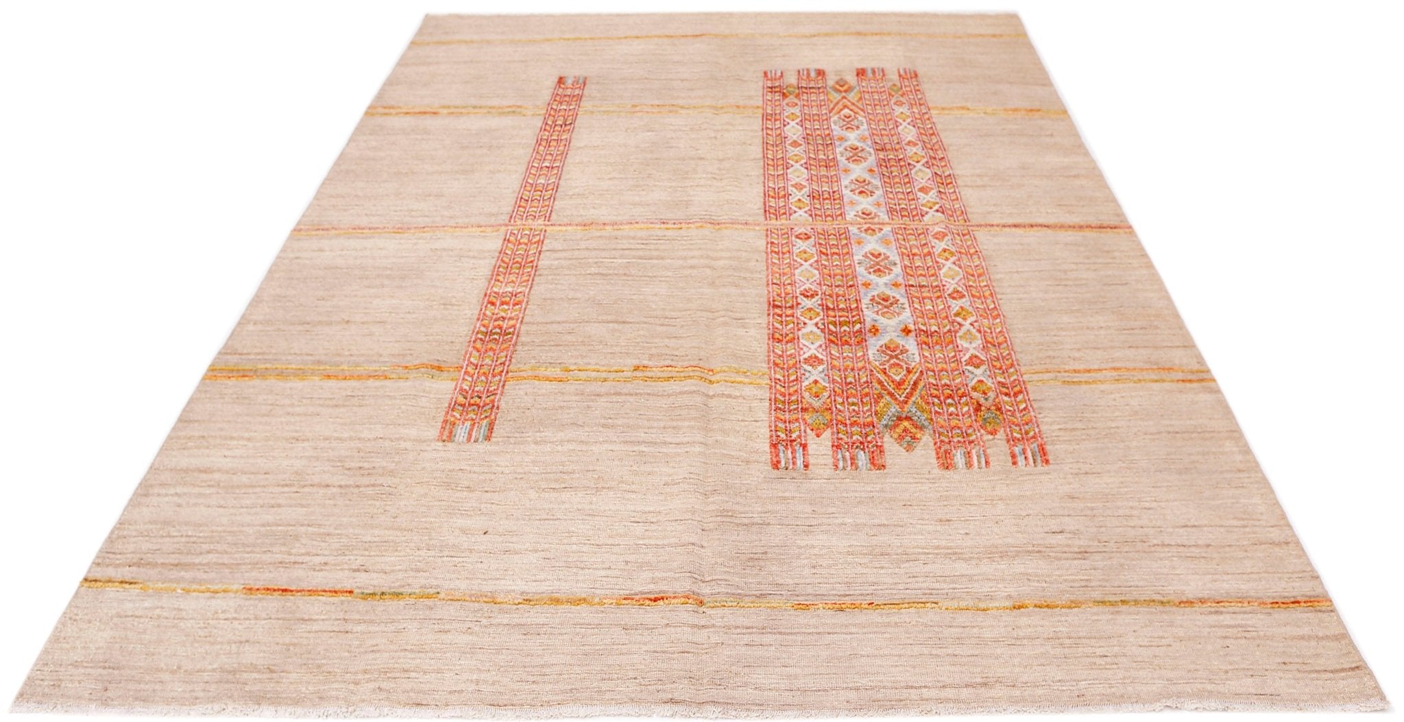 Handmade Transitional Barjasta Rug | 300 x 246 cm | 9'10" x 8'1" - Najaf Rugs & Textile