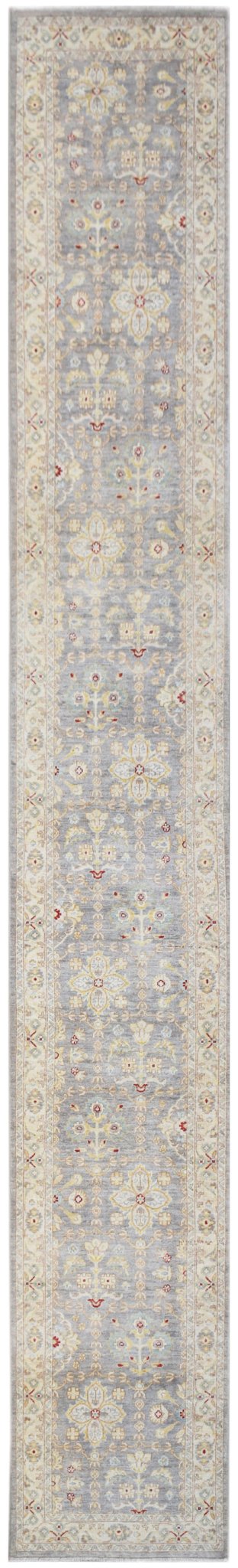 Handmade Transitional Chobi Hallway Runner | 543 x 76 cm | 17'10" x 2'6" - Najaf Rugs & Textile