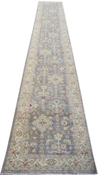 Handmade Transitional Chobi Hallway Runner | 543 x 76 cm | 17'10" x 2'6" - Najaf Rugs & Textile