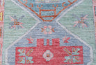 Handmade Transitional Oushak Hallway Runner | 205 x 91 cm | 6'9" x 3' - Najaf Rugs & Textile