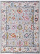 Handmade Transitional Oushak Rug | 316 x 248 cm | 10'5" x 8'2" - Najaf Rugs & Textile