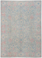 Handmade Transitional Oushak Rug | 353 x 271 cm | 11'7" x 8'11" - Najaf Rugs & Textile