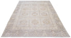 Handmade Transitional Oushak Rug | 370 x 269 cm | 12'1" x 8'8" - Najaf Rugs & Textile