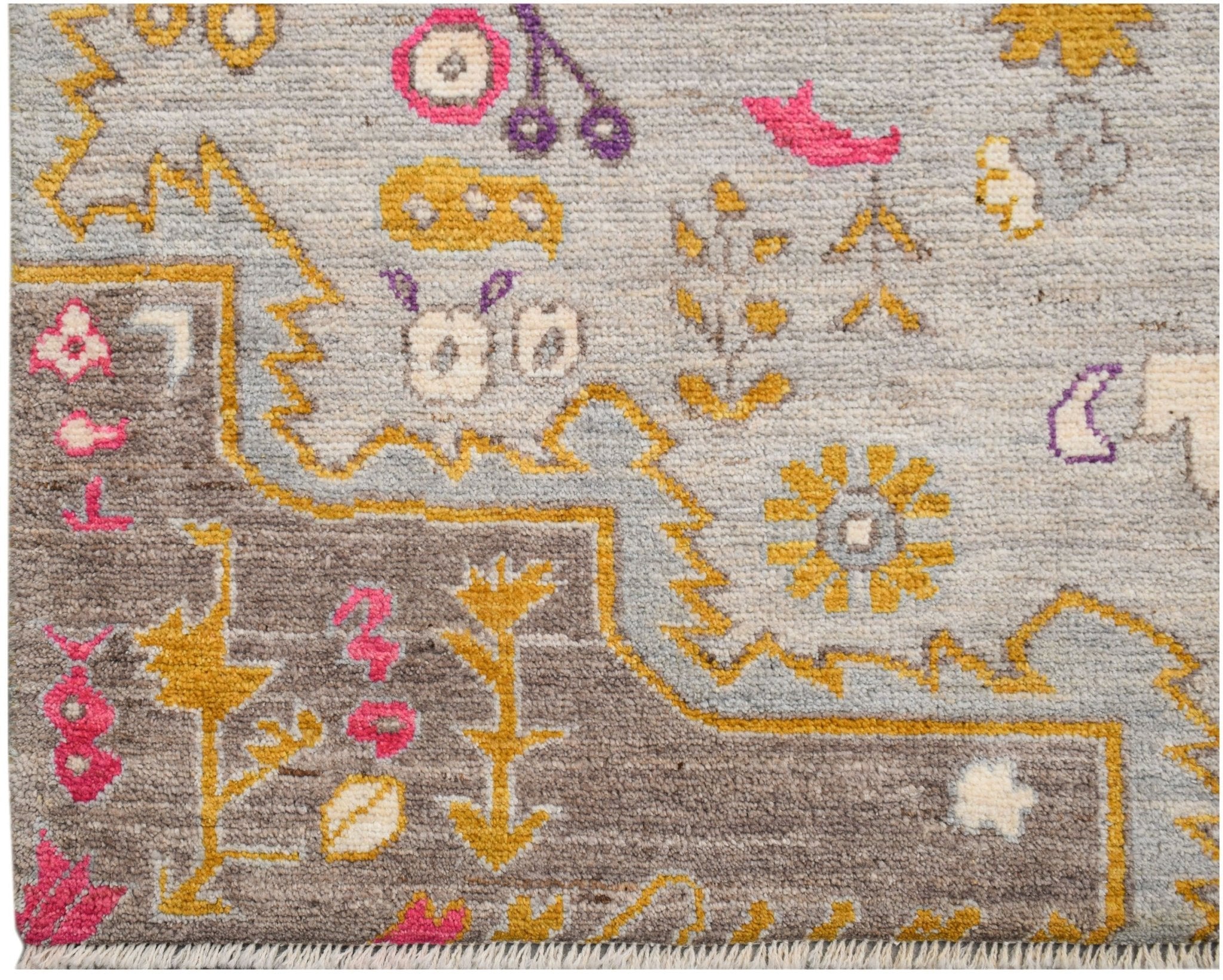 Handmade Transitional Tribal Afghan Rug | 300 x 194 cm | 9'10" x 6'4" - Najaf Rugs & Textile