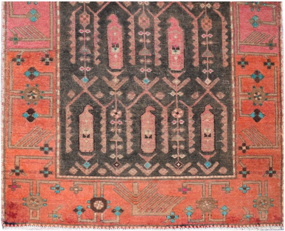 Handmade Tribal Abrash Collection Hallway Runner | 312 x 106 cm | 10'3" x 3'8" - Najaf Rugs & Textile