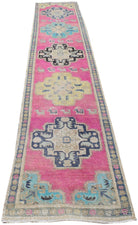 Handmade Tribal Abrash Collection Hallway Runner | 339 x 66 cm - Najaf Rugs & Textile