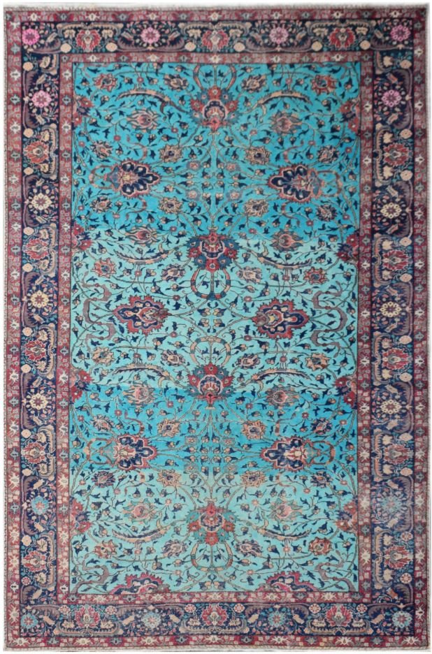 Handmade Tribal Abrash Collection Rug | 297 x 197 cm | 9'9" x 6'6" - Najaf Rugs & Textile