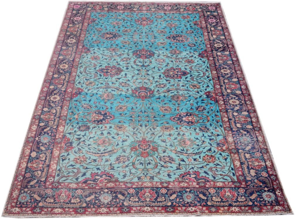 Handmade Tribal Abrash Collection Rug | 297 x 197 cm | 9'9" x 6'6" - Najaf Rugs & Textile