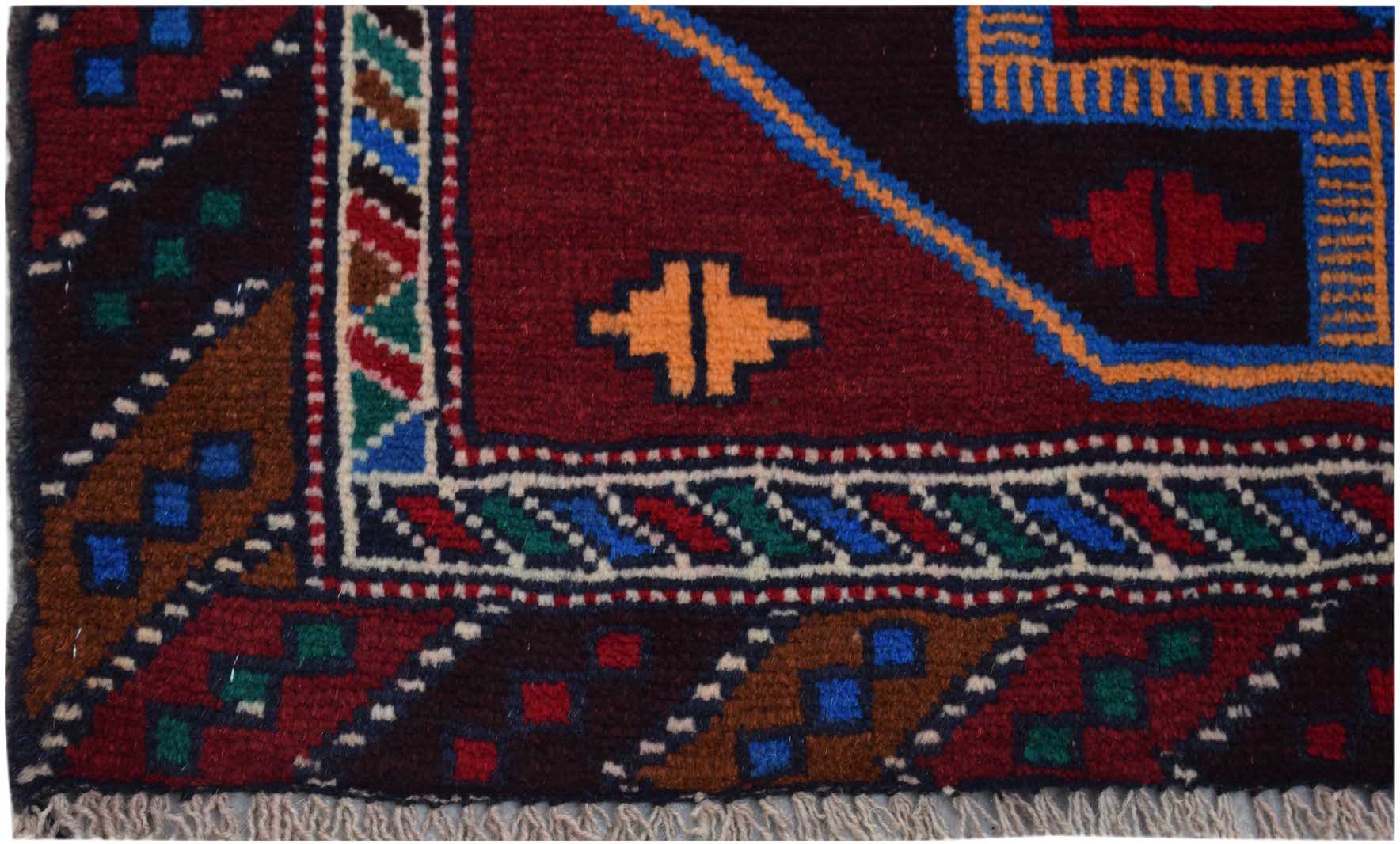 Handmade Tribal Afghan Balouch Rug | 124 x 83 cm | 4'2" x 2'9" - Najaf Rugs & Textile