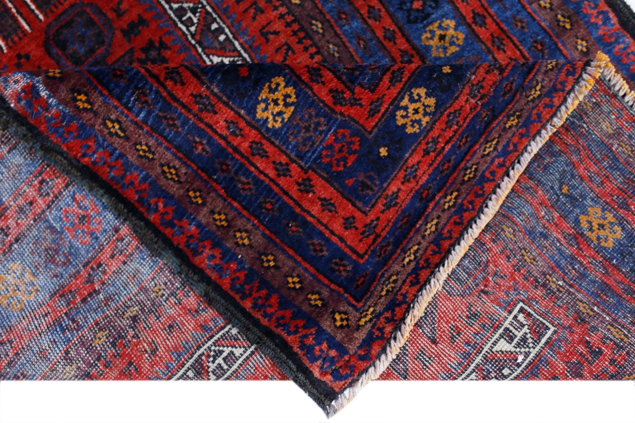 Handmade Tribal Afghan Balouch Rug | 125 x 93 cm | 4'1" x 3'1" - Najaf Rugs & Textile