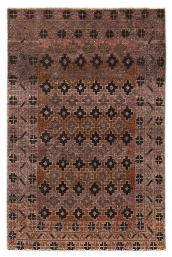 Handmade Tribal Afghan Balouch Rug | 127 x 83 cm | 4'2" x 2'9" - Najaf Rugs & Textile