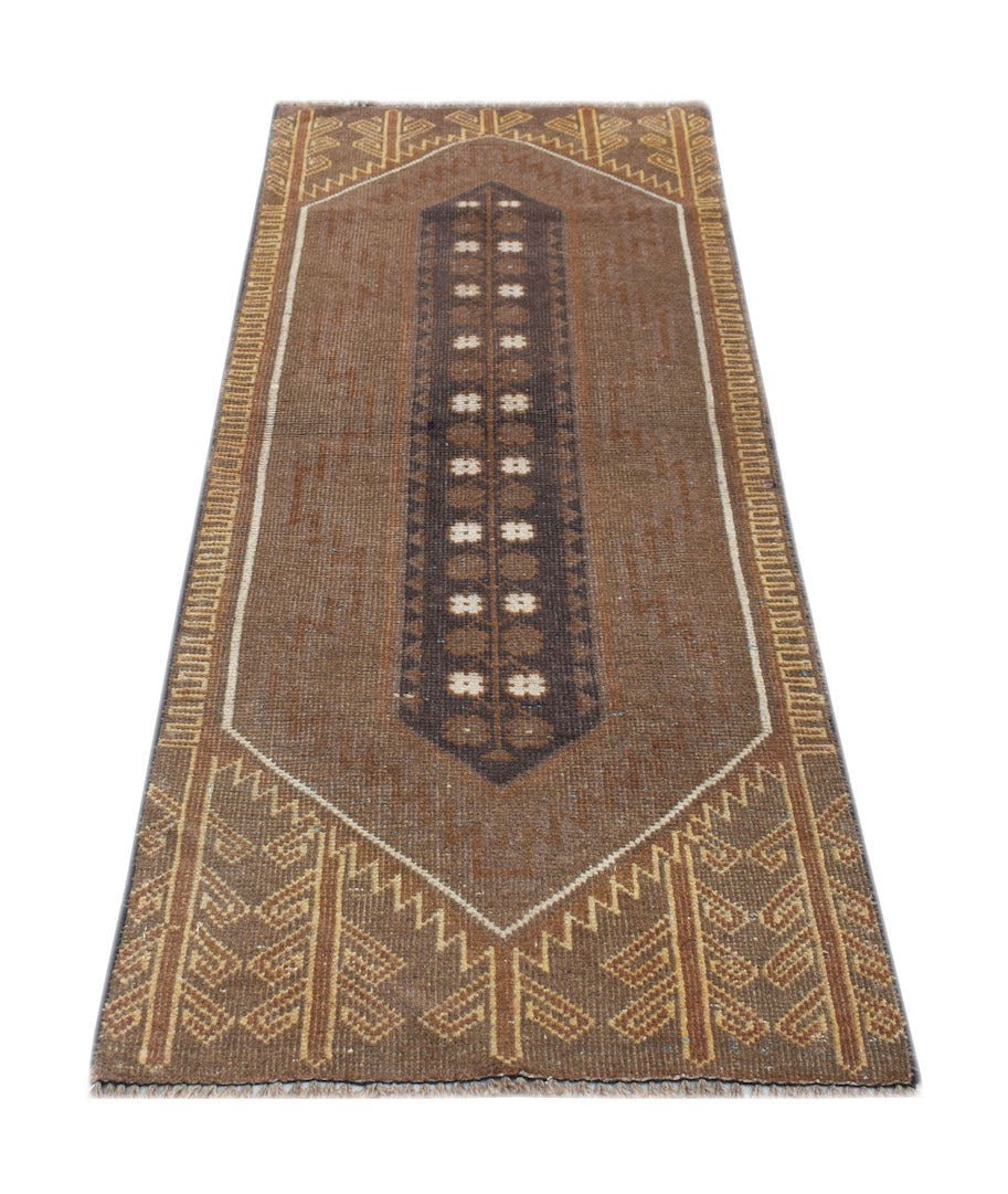 Handmade Tribal Afghan Balouch Rug | 135 x 68 cm | 4'5" x 2'3" - Najaf Rugs & Textile