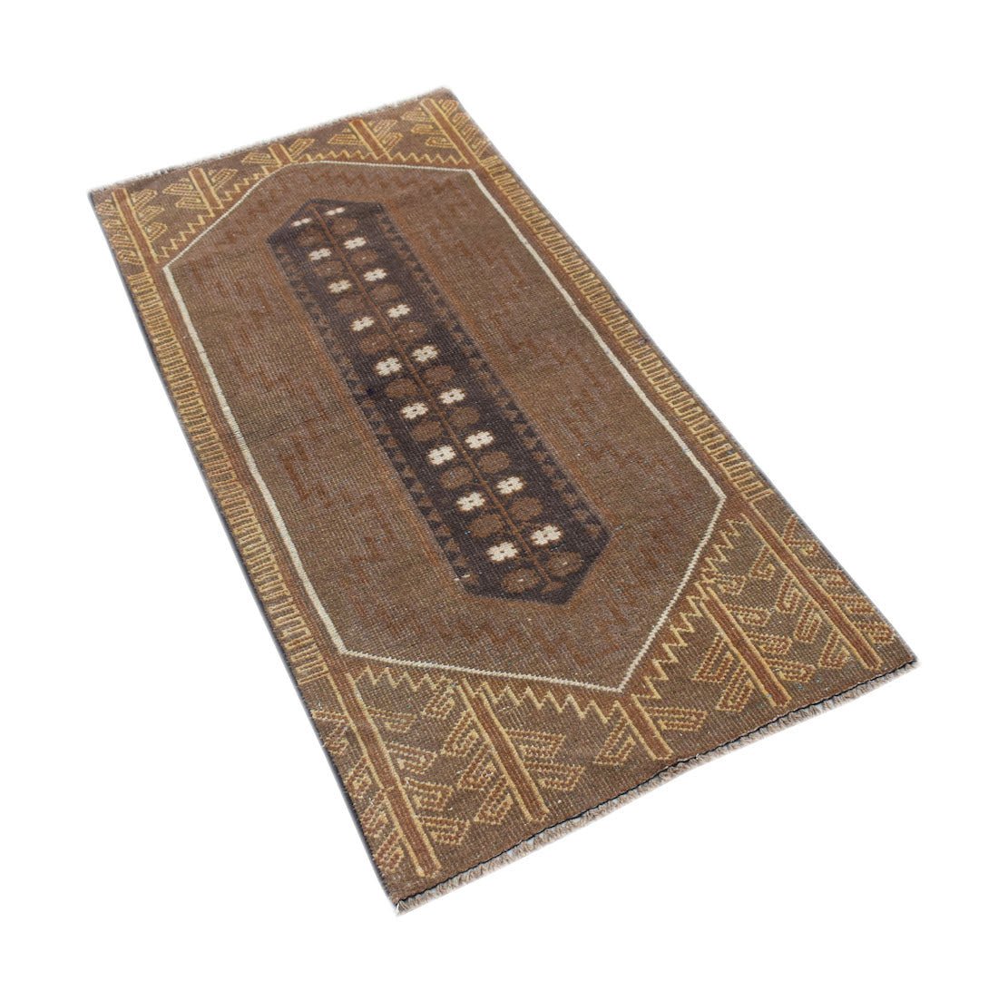 Handmade Tribal Afghan Balouch Rug | 135 x 68 cm | 4'5" x 2'3" - Najaf Rugs & Textile