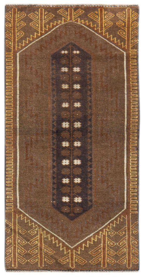 Handmade Tribal Afghan Balouch Rug | 135 x 68 cm | 4'5" x 2'3" - Najaf Rugs & Textile