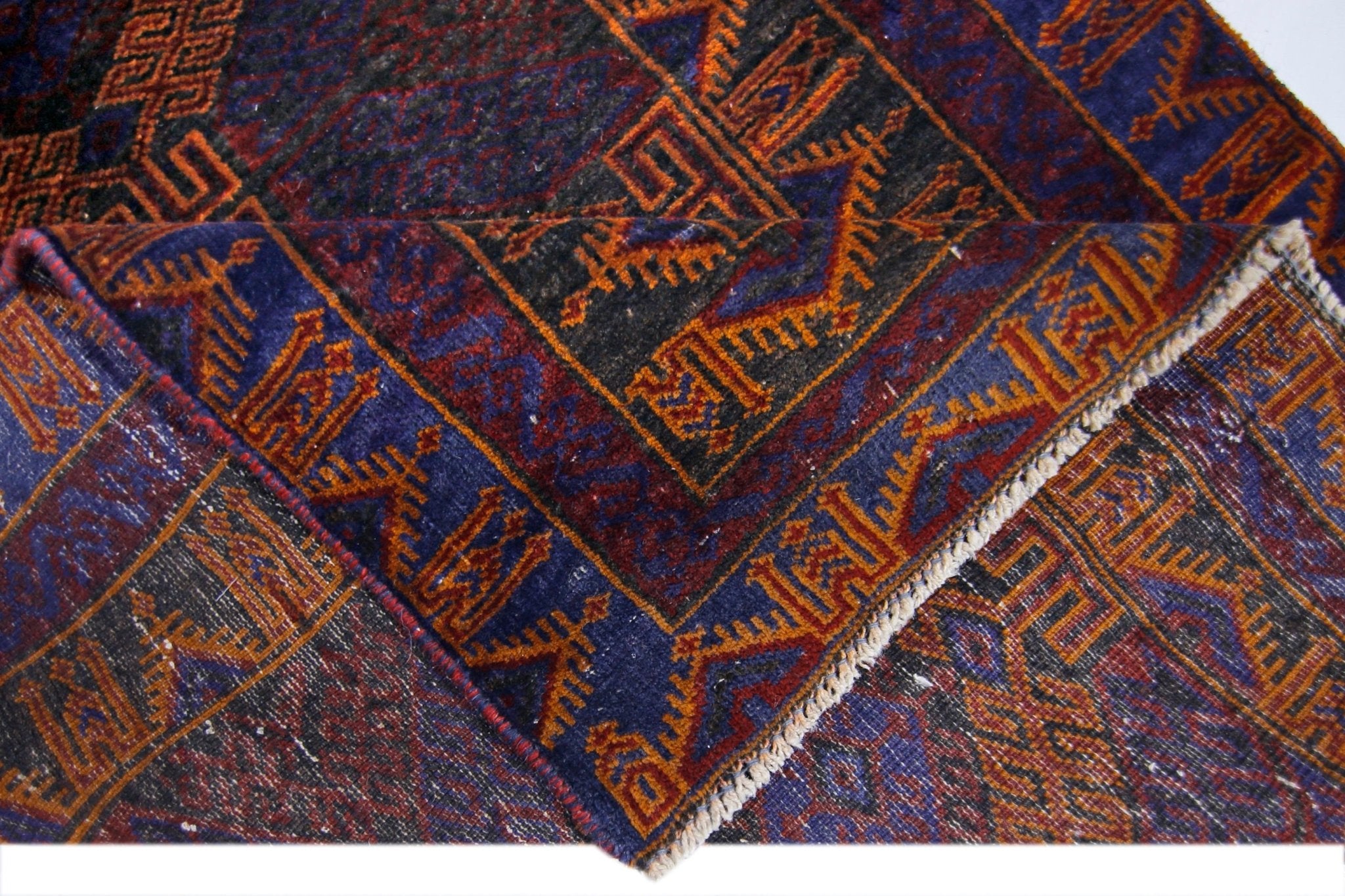 Handmade Tribal Afghan Balouch Rug | 136 x 87 cm | 4'6" x 2'10" - Najaf Rugs & Textile