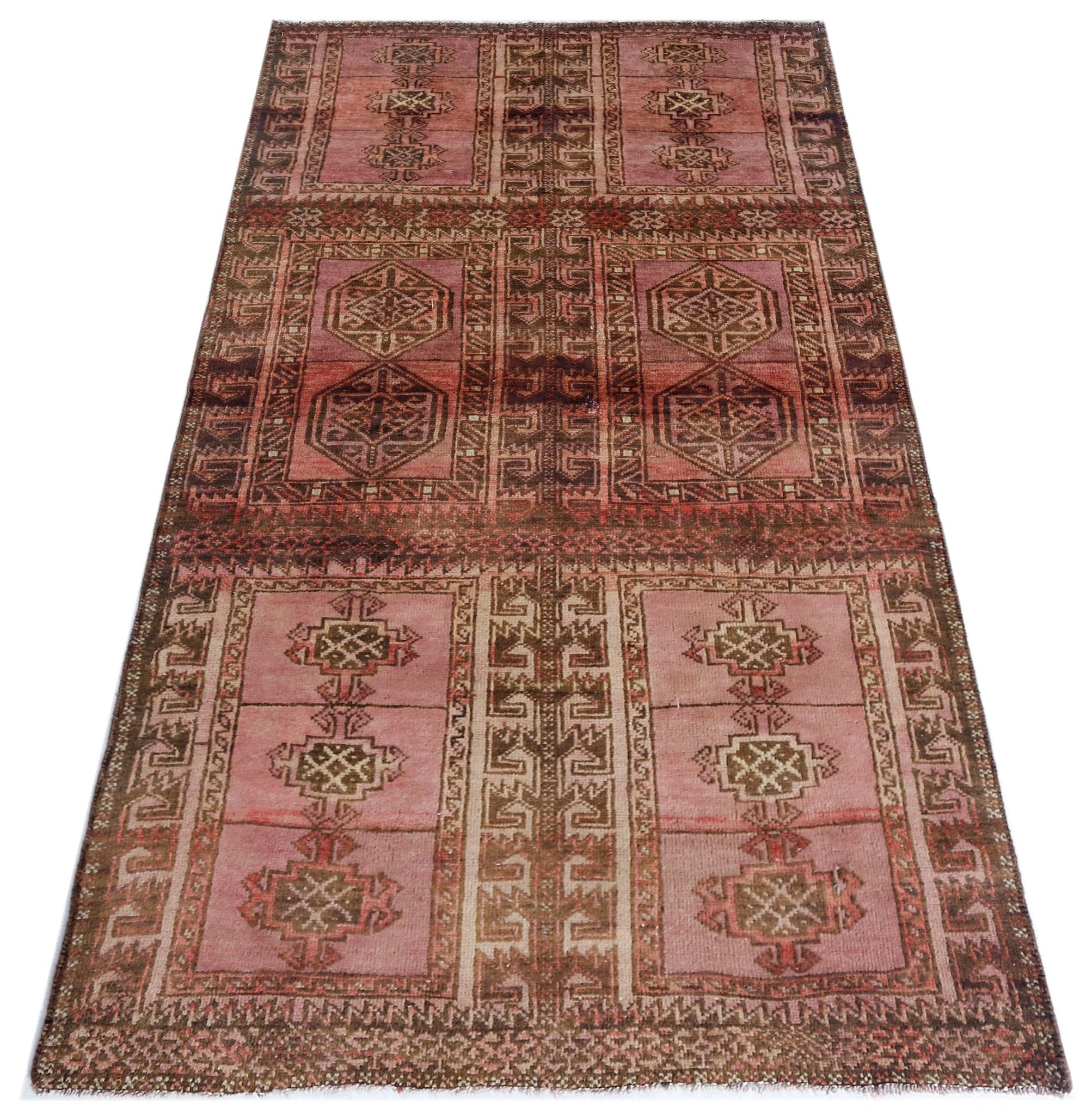 Handmade Tribal Afghan Balouch Rug | 142 x 70 cm | 4'8" x 2'3" - Najaf Rugs & Textile