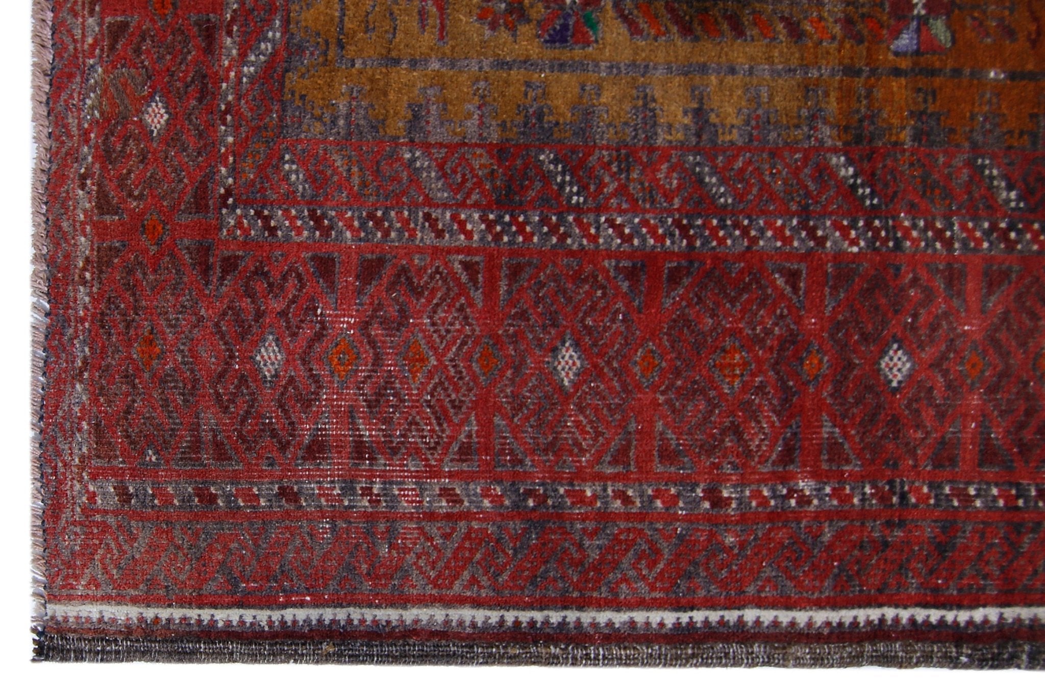 Handmade Tribal Afghan Balouch Rug | 146 x 88 cm | 4'10" x 2'10" - Najaf Rugs & Textile