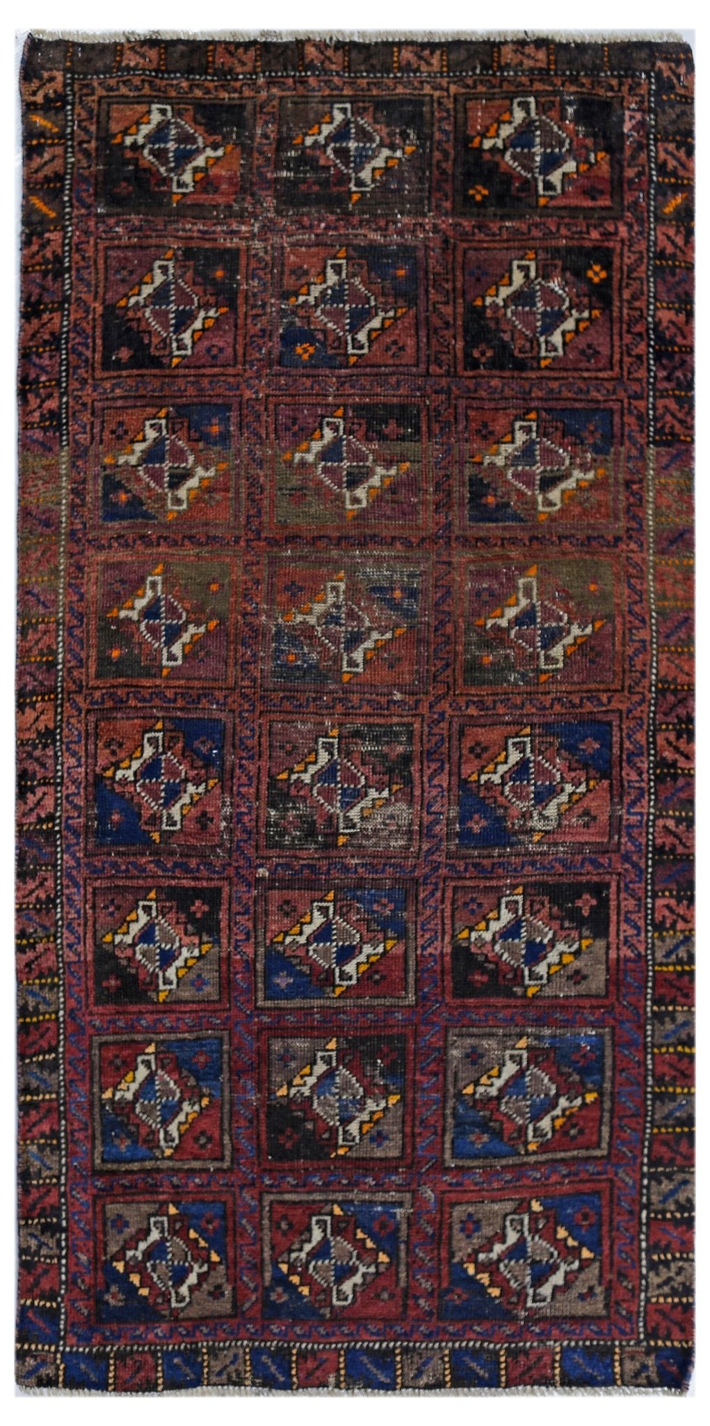 Handmade Tribal Afghan Balouch Rug | 148 x 76 cm | 4'10" x 2'6" - Najaf Rugs & Textile