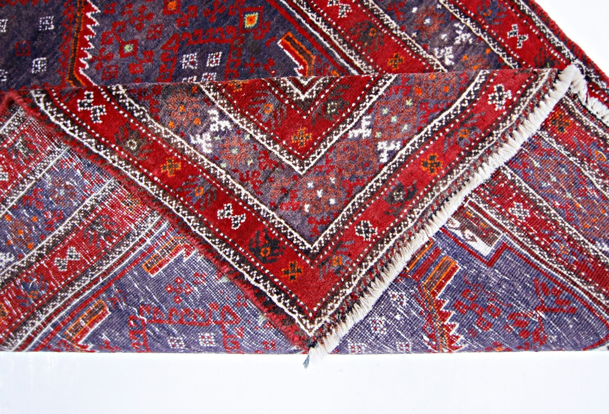 Handmade Tribal Afghan Balouch Rug | 159 x 81 cm | 4'10" x 2'8" - Najaf Rugs & Textile