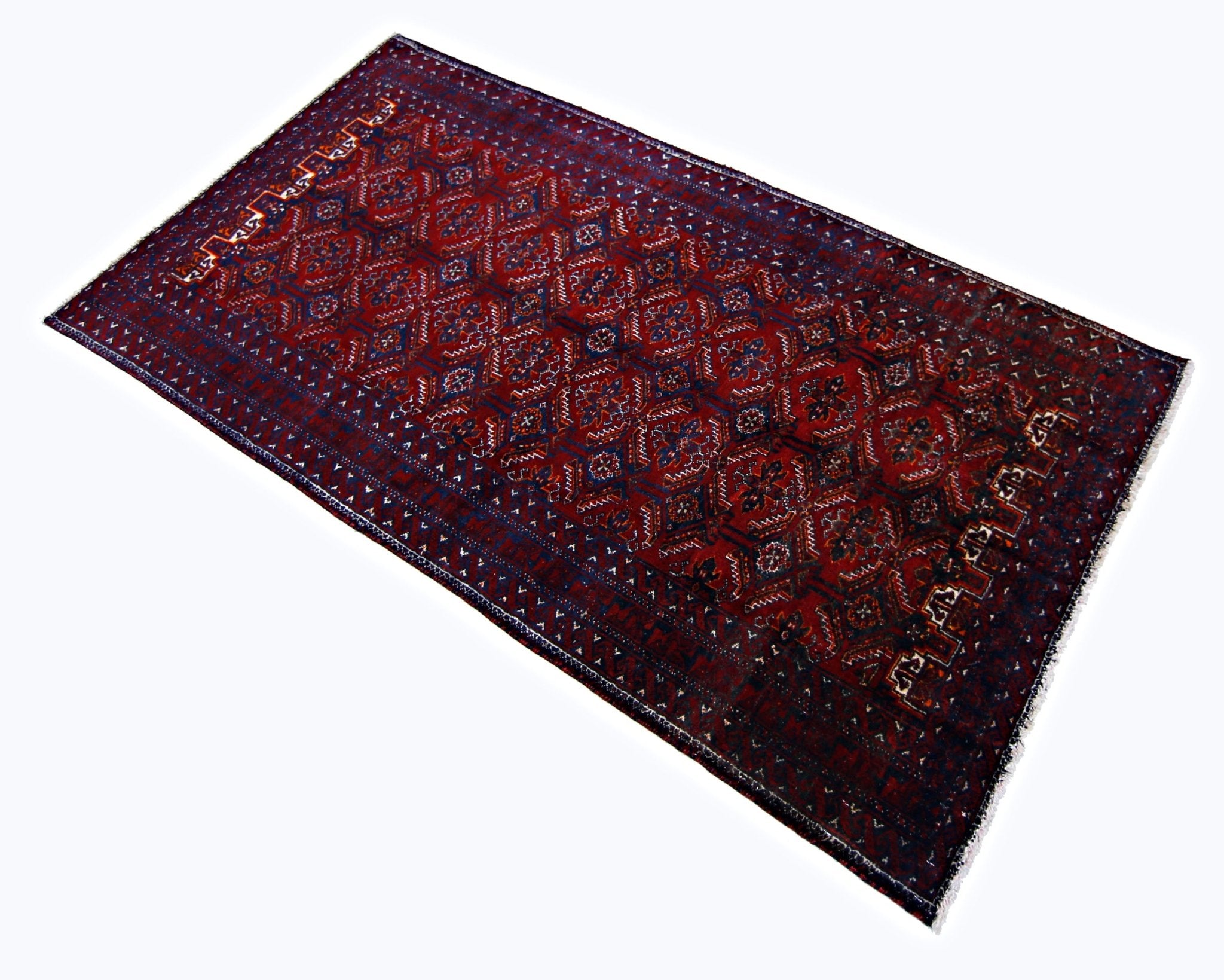 Handmade Tribal Afghan Balouch Rug | 171 x 92 cm | 5'7" x 3' - Najaf Rugs & Textile