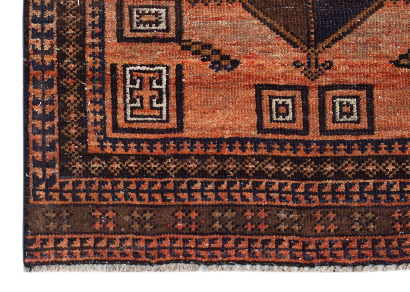 Handmade Tribal Afghan Balouch Rug | 173 x 76 cm | 5'8" x 2'6" - Najaf Rugs & Textile