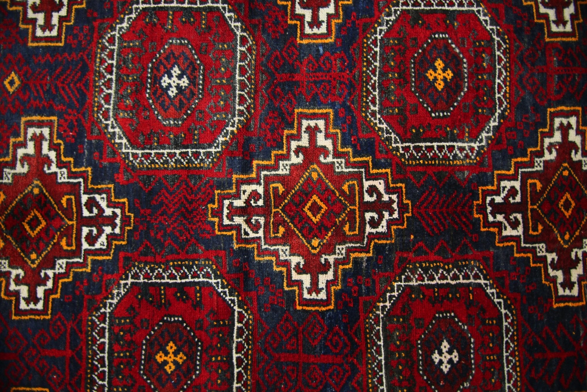 Handmade Tribal Afghan Balouch Rug | 177 x 103 cm | 5'10" x 3'4" - Najaf Rugs & Textile