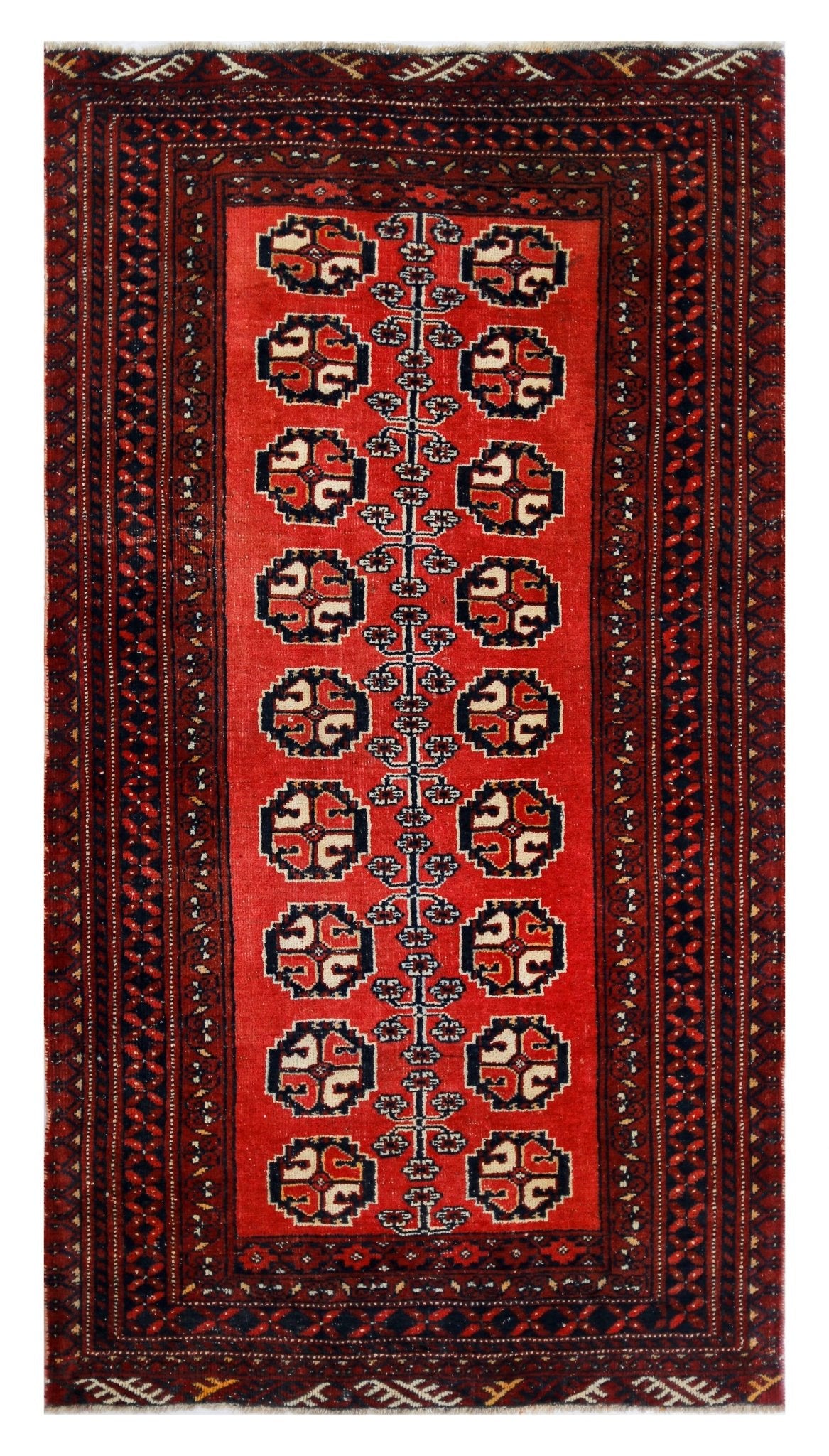 Handmade Tribal Afghan Balouch Rug | 180 x 98 cm | 5'11" x 3'3" - Najaf Rugs & Textile